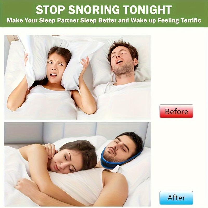Ремень для подбородка, предназначенный для предотвращения храпа, ремень от храпа и поддержка подбородка при апноэ во сне, подходящие как для мужчин, так и для женщин