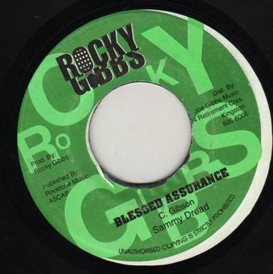 7-дюймовая пластинка SAMMY DREAD Blessed Assurance NONE Rocky Gibbs Ямайка Регги Ска Даб Б/у