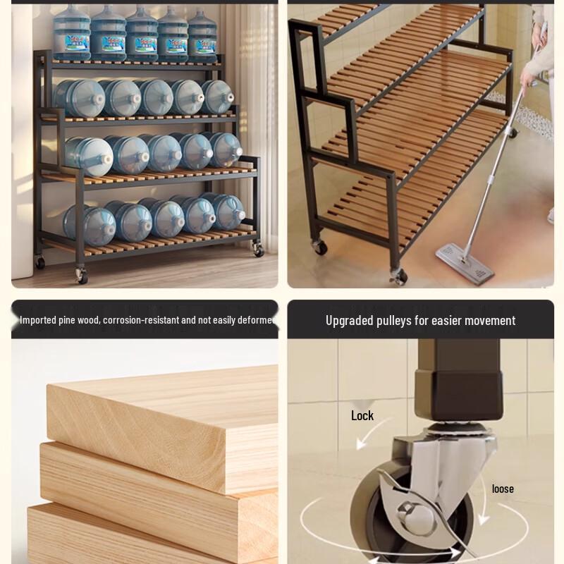 Многоярусная передвижная подставка для цветочных горшков