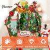 Handmade Style Xmas Cards Pop Up Christmas Card with Envelope And Note Card, Merry Gift Envelopes Holiday Greeting for New Year, Party Favors