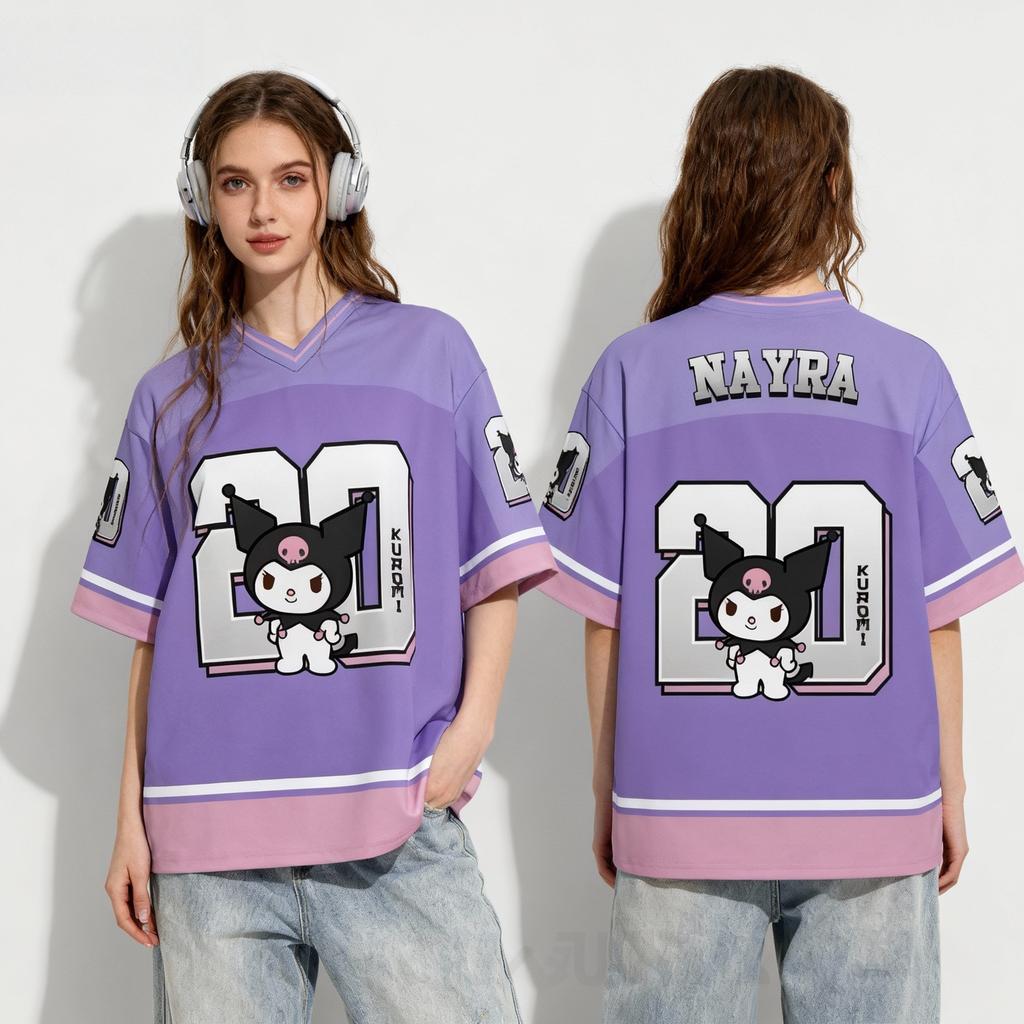 Fan-style soccer jersey, sweet and cool summer T-shirt, plus size adult casual sports T-shirt.