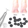 50Pcs/Pack Nail Polish Disc Rotary Shaft Dead Skin Removal Files Pedicure Tools Rasp Foot Sandpaper Feet Polishing