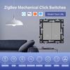 BSEED Zigbee Умные выключатели света Настенные Кнопочные Диммеры EU/FR Розетки USB Type-c DIY Модули Только Пластиковые Рамки