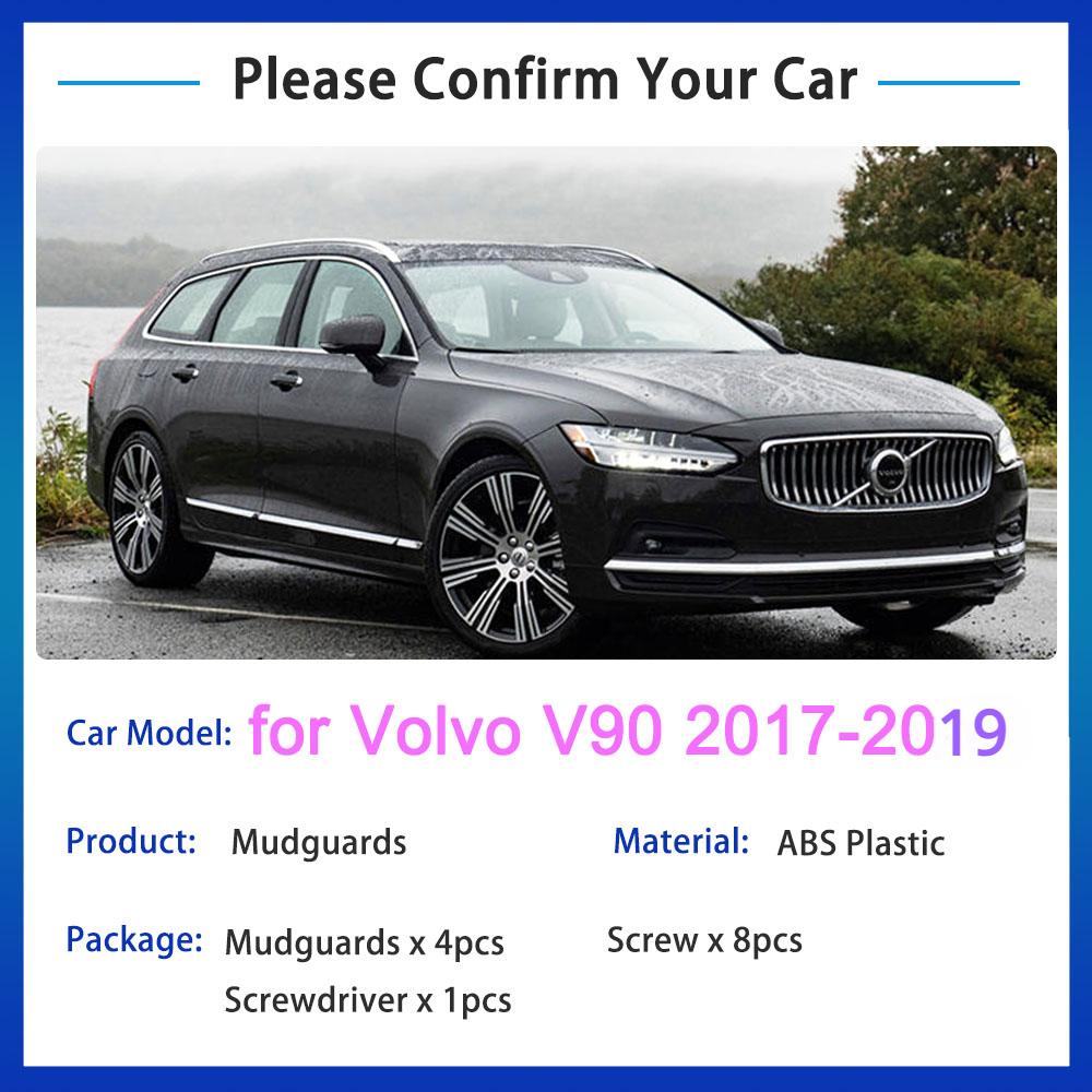 4x для Volvo V90 2017 2018, брызговики, брызговики, передние и задние колеса, автомобильные аксессуары для крыльев автомобиля