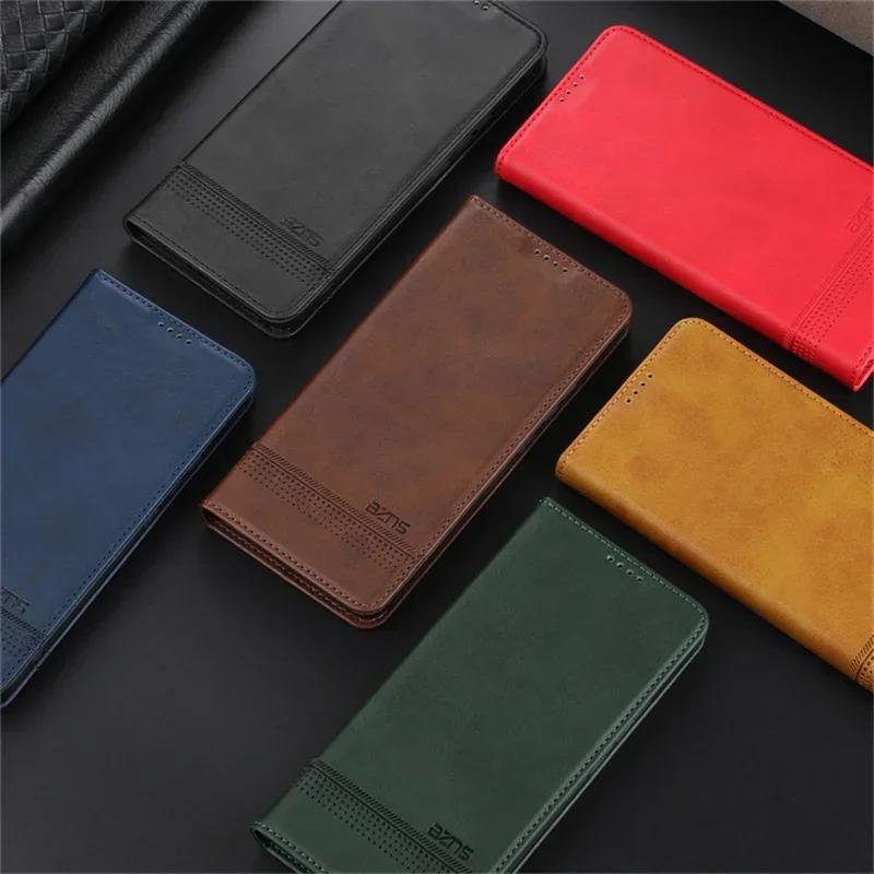 Магнитный кожаный чехол-кошелек для Xiaomi Redmi 14C 14R 13C 13 C 13R 12C 10C 10A 9T 9A 9C Turbo 3 13 Note 12S 12 Pro Plus Cover