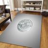Man City2 Flannel Pattern Square Carpet,Area Rug,Carpet Rug for Living Room Bedroom Sofa Playroom Decor,Non-slip Floor Mat