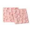 Силиконовая форма на 15 ячеек "Животные: Белка, Олень" для Праздника Урожая, для Выпечки, Шоколада, Печенья, Конфет и Десертов