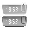 Projection Alarm Clock Time Date Temperature Display 180 Degree Wide Angle HD LED Screen Projectable