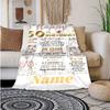 Happy Birthday Customize Your Name Blanket Warm Comfortable And Soft Blankets Are Suitable For Home Lunch Break Blanket Office Sofa Sofa Gift To