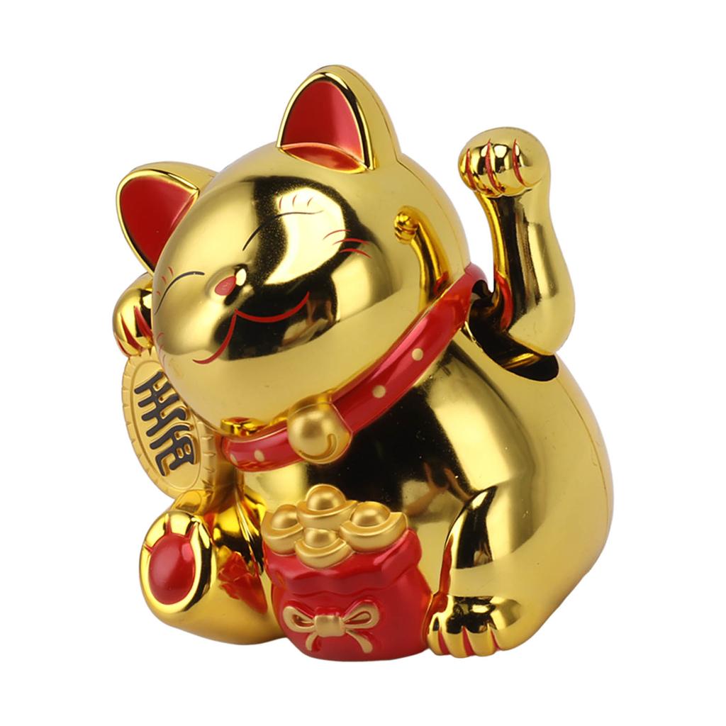 5,5 дюймов электрическая размахивающая рука Fortune Cat декоративные милые пластиковые украшения для кошек для стола кассира