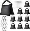 EMART Sand Bag Studio Sand Bag для фотосъемки, устойчивый вес, сумка для легкого фиксированного веса, прозрачная сумка из ПВХ и зажим для штатива для фотосъемки