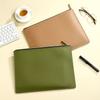 PU Leather Document Bag Zipper Bag Business Briefcase Information Bag  School Office Supplies