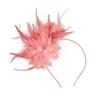 Wedding Elegant Women Headband Hair Accessories Feather Fascinator Hat