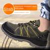 Oulylan Anti-Puncture Protection Boot Summer Steel Toe Labor Footwear Male Anti Odor Breathable Safety Shoes For Outdoor Workers