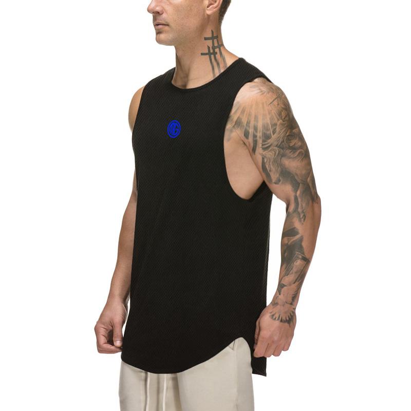 Muscleguys Мужские летние майки, свободные топы для фитнеса, бодибилдинга, майка для мужчин, спортивные мужские жилеты больших размеров, майка
