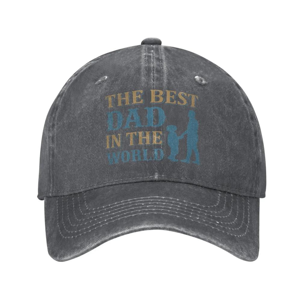 THE BEST DAD IN THE WORLD FATHERS DAY Sun Baseball Cap Women Men Design Trucker Summer Sports Hot Sale Baseball Caps