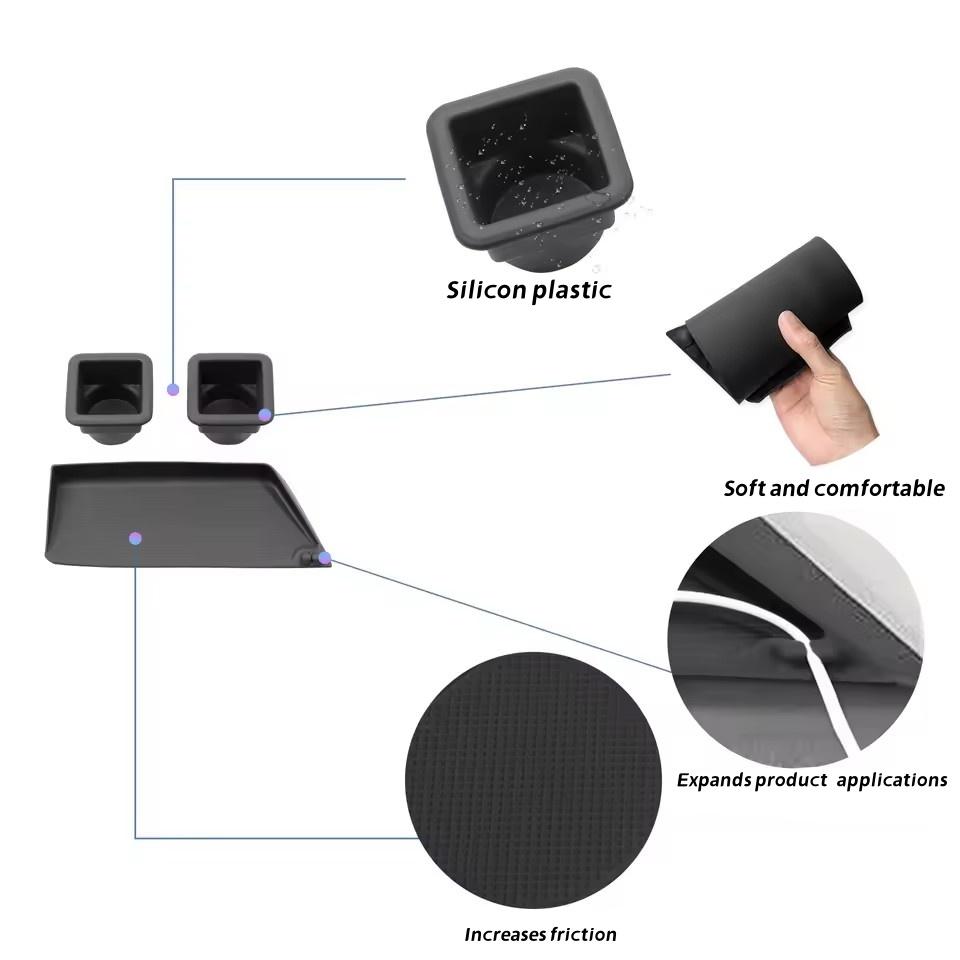 Для Suzuki SOLIO/SOLIO BANDIT 2025-2025 Подстаканник Противоскользящий коврик Лоток для хранения на приборной панели Аксессуары для интерьера автомобиля