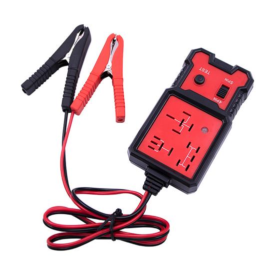 12V-24V Car Relay Tester 4-Pin & 5-Pin Automotive Relay Tester with LED Indicator Quick Diagnostic Tool for Vehicle Electrical System Testing