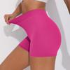 Sexy V-Back Shorts High Waisted Hip Lifting Yoga Shorts Women's Nylon Tight Fitting Shorts Training Sports Fitness Pants