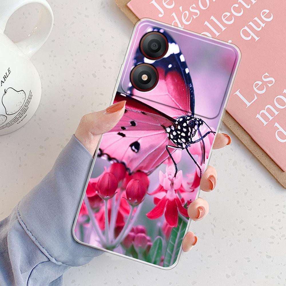 For ZTE Blade A34 Case For ZTE Blade A54 Cover Fashion Clear Protect Soft Silicone Phone Cases For ZTE Blade A34 A54 Coque Funda