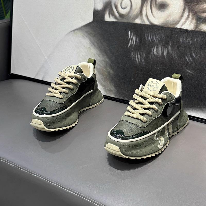 Обувь зимняя новая высокого класса Forrest Gump спортивные беговые повседневные с платформой для увеличения роста папины ботинки