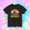 Oh Shift Shirt Funny Bike Cyclist Biking Bicycle Rider Sunset Humor Tee S-5XL