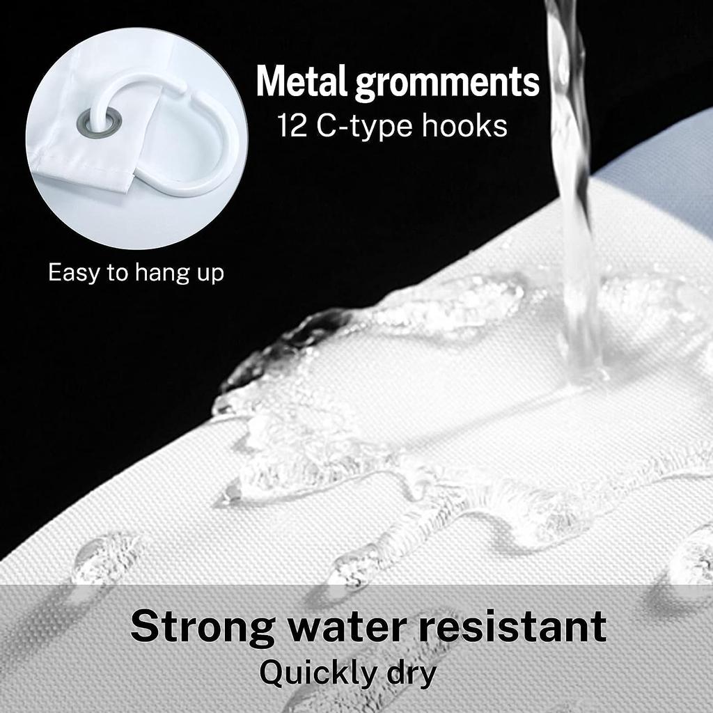 4 шт., наборы занавесок для душа в европейском стиле с архитектурой замка Мандала для ванной комнаты, нескользящие коврики для ванной комнаты, крышка для унитаза, коврик для ванной