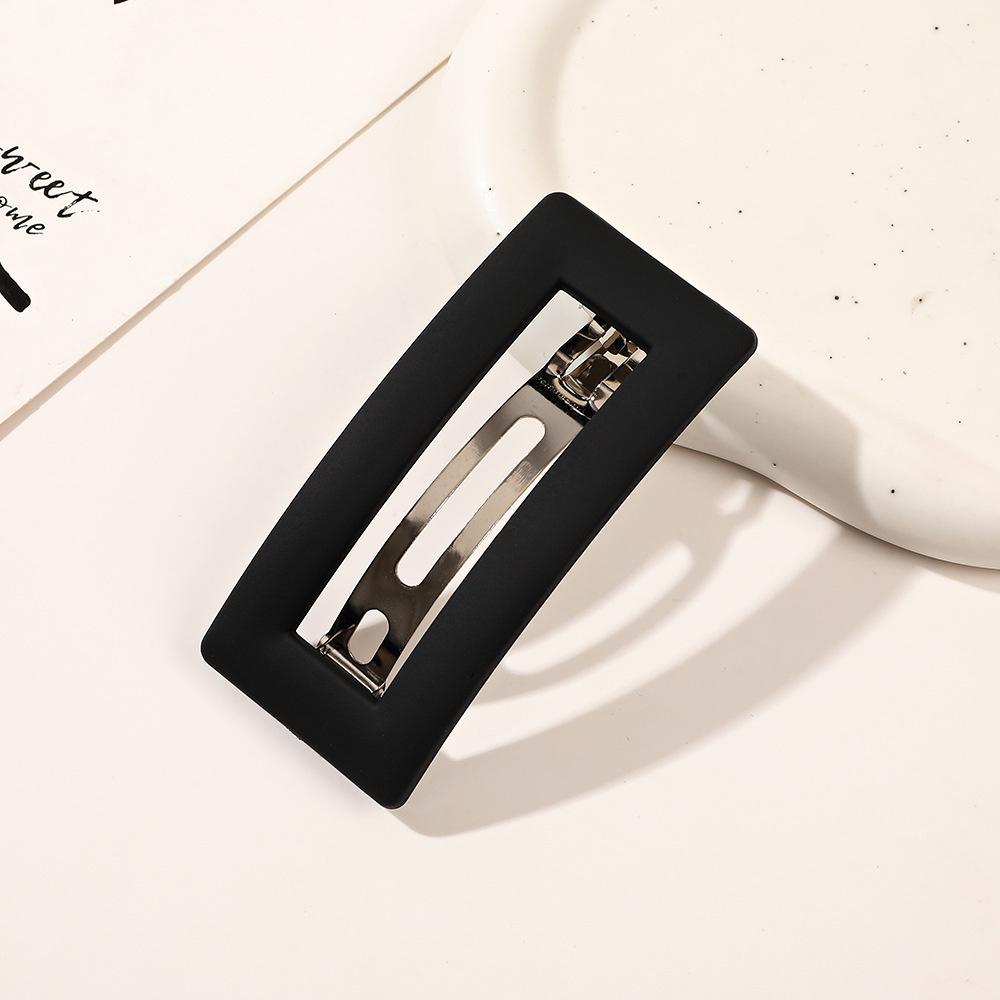 Корейская матовая пружинная заколка для волос, элегантные заколки для волос, держатели для хвостиков, заколки для женщин, шпильки для волос, модные аксессуары для волос