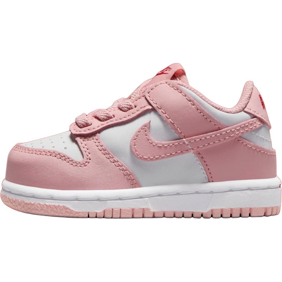 Nike Кроссовки Dunk износостойкие износостойкие низкие для малышей розово-белые для младенцев и малышей HV0929-100