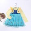 Girls' Alice In Wonderland Snow White Dress - Halloween Performance Costume