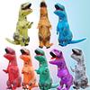Rruonshully Dinosaur Kigurumi Halloween Dinosaur Rider Tyrannosaurus Monster Animal for Kids Kids' Costume, Costume, Costume, Brown, Rex, Inflatable,