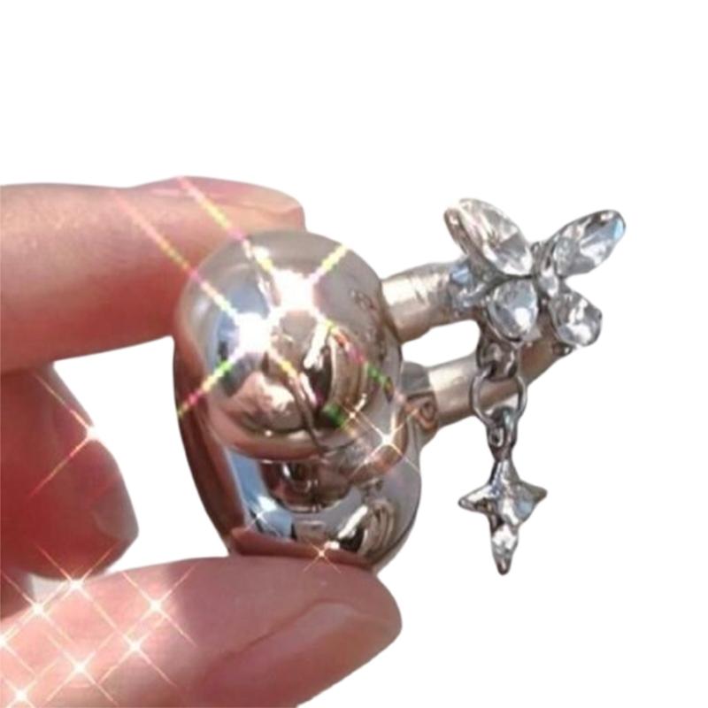 Имитация стразов Клипса для уха-бабочки для наушников открытого типа Съемные DIY Ювелирные аксессуары