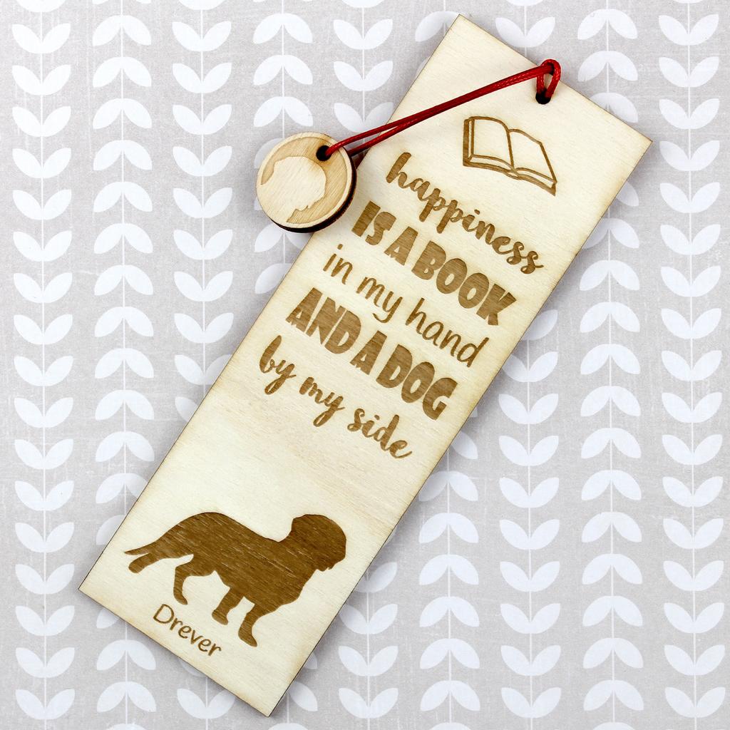 Drever, Swedish Dachsbracke, Bracke – Dog bookmark, personalized bookmark – Design 01 | Art-Dog