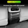 For XPENG G6 2026 Car Styling PU Leather Anti Kick Mat Pad Anti-kick Protector Anti Kick Panel for Armrest Box Car Accessories