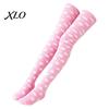 Comfortable Ladies Socks 1 Pair Women Thigh High for Winter, Thickened Coral Fleece Leg Thermal Sleep Warmer Long Stockings, Fluffy Warm Over