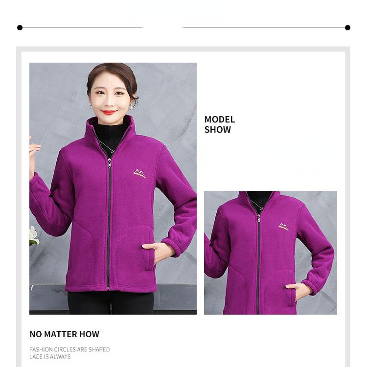 Женское пальто на весну и осень 2023, теплая флисовая толстовка с капюшоном для мам, осенне-зимний флисовый топ