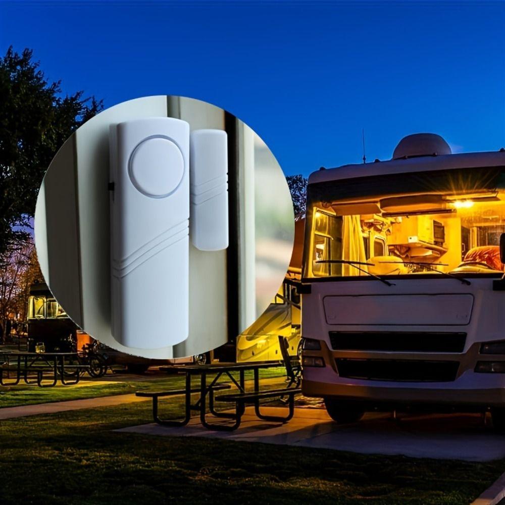 Беспроводная охранная сигнализация от взлома Белый датчик Сигнализация Система безопасности Защита