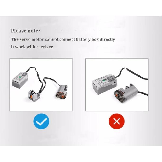 Mould King M L XL Servo Motor Buggy Motor 8883 88003 8882 88004 5292 Support APP Remote Control MOC Power Functions Modificate
