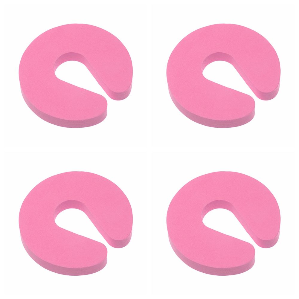 4PCS Kitchen Bedroom Soft Door Clip Baby Kids Safety Guard Finger Protector Door Stopper