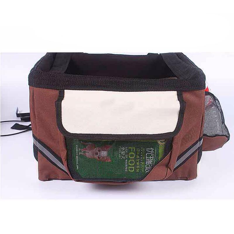 Bicycle Pet Carrier Baskets Pouch Bicycle Front Bag Aluminum Alloy Cycling Frame Front Puppy Cat Dog Carrier Bags Pet Carriers