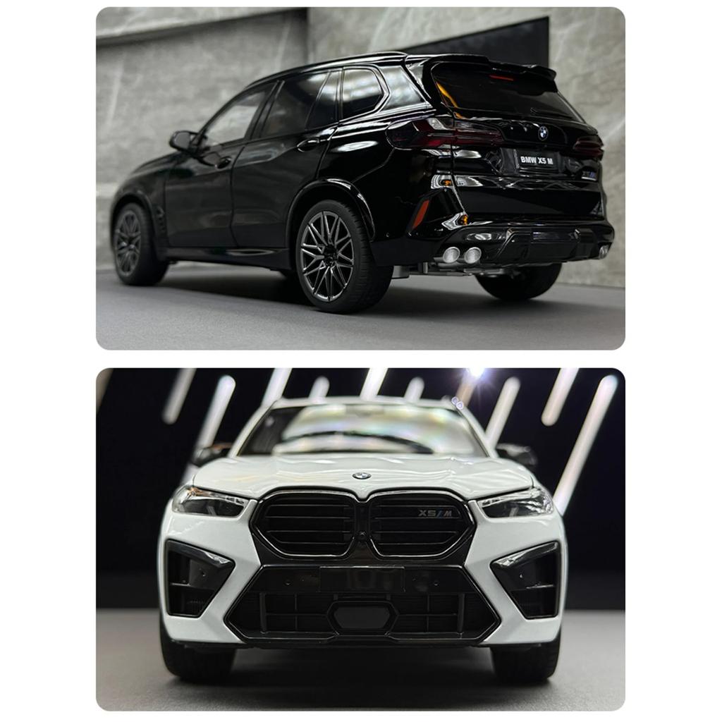 1/18 BMW X5M 2025 Внедорожник Сплав Модель автомобиля Литые Металлические Внедорожники Модель автомобиля Высокая Симуляция Коллекция Детская Игрушка Подарок