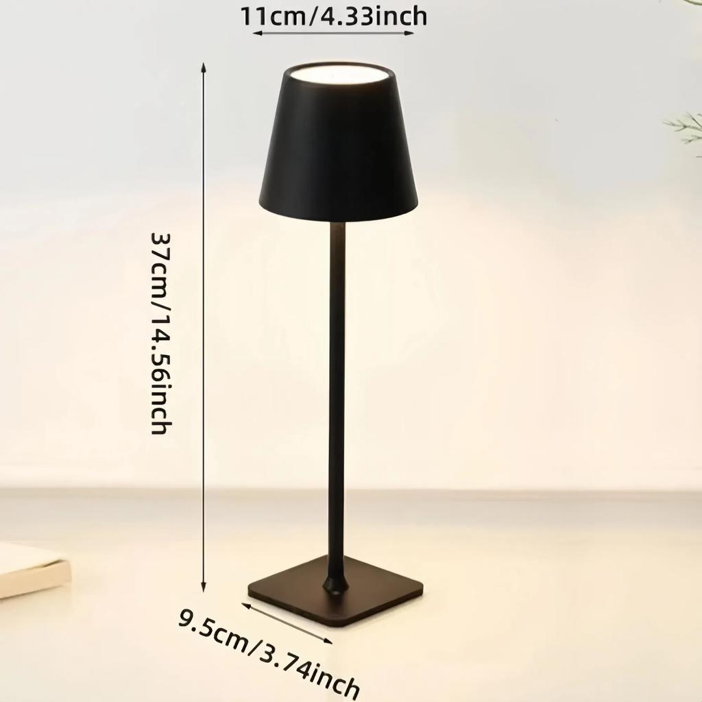 3 Levels Dimmable Table Lamp Touch Switch High-legged Desk Lamp Stylish LED Night Light Home Decor