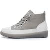 New Women Genuine Leather Sneakers Spring High-top Casual Shoes Autumn First Layer Cowhide Ladies High Top Vulcanized Shoes