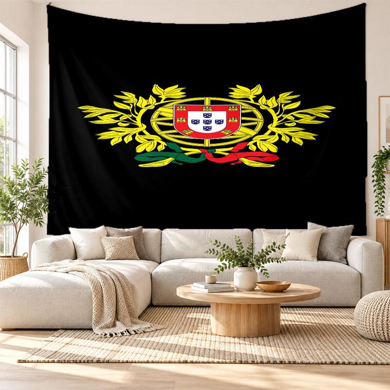 Portugal Wall Tapestry, Soft Fabric Wall Hanging, Decorative Backdrop For Bedroom Home Wall Art
