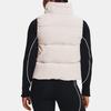 Under Armour Coldgear Training Sports Stand Collar Down Vest Women Vests White 1369374-112