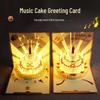 3D Открытка на день рождения с подсветкой и музыкой