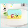 Cute Cartoon Shin Chan Series Pu Makeup Bag With Storage For Students And Travelers