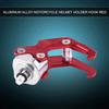 Xuuyuu. Motorcycle Convenience Store Hook, General Purpose, Carry Helmet, Small Items, Aluminum, Durable (Red)