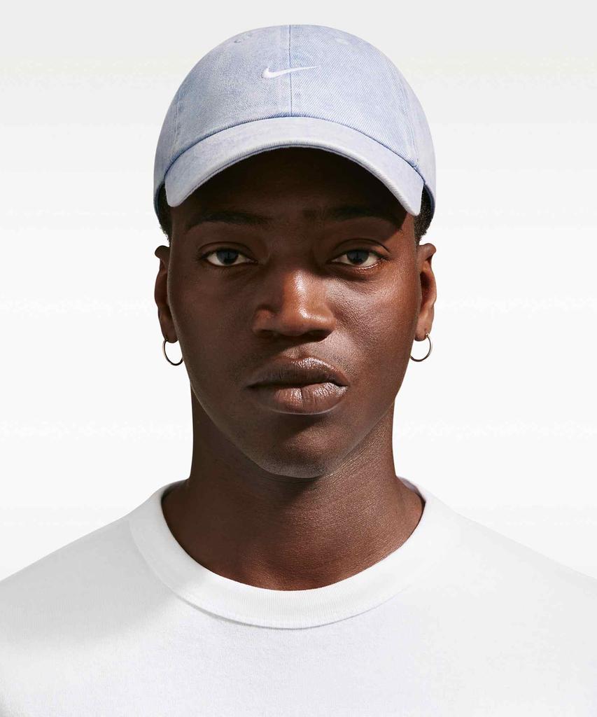 Nike Клубная джинсовая кепка без структуры - Рабочий синий:Белый / Hf0383-486