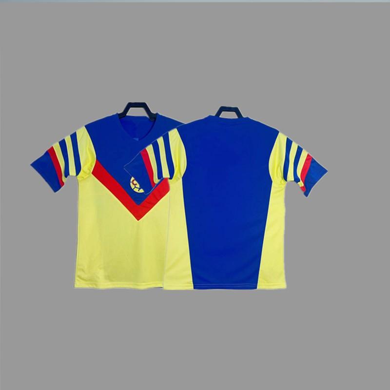 Retro Mexico America Football Jersey Short Sleeve Sports Shirt Classic Replica Men Women
